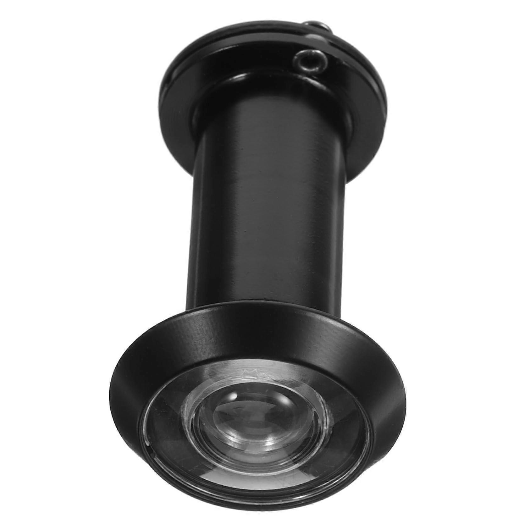 Wide Angle Door Viewer High Resolution Cat Eyes Security Door Camera Peephole with Privacy Screen Copper Black Lens