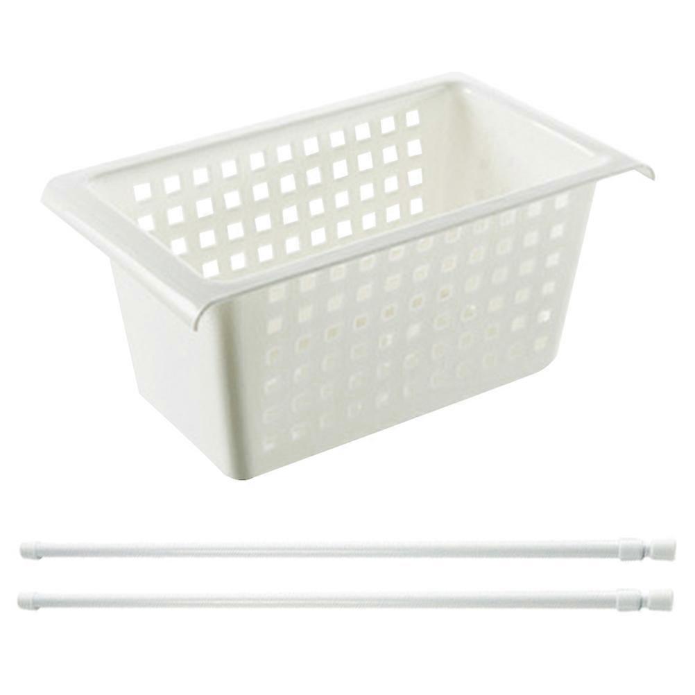 Telescopic Drain Basket Kitchen Sink Filter Basket Practical Design for Household Users in Kitchen 25X14.3X12CM 1Set
