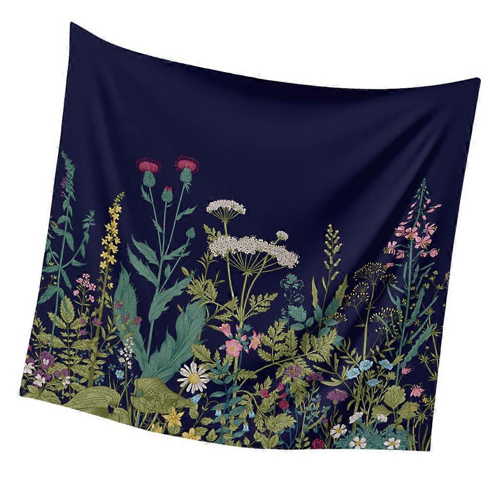 Floral Tapestry 1Pack Wall Background Cloth Suitable For Indoor Use Dimensions 130X120X0.1Cm Featuring Advanced Printing Craft