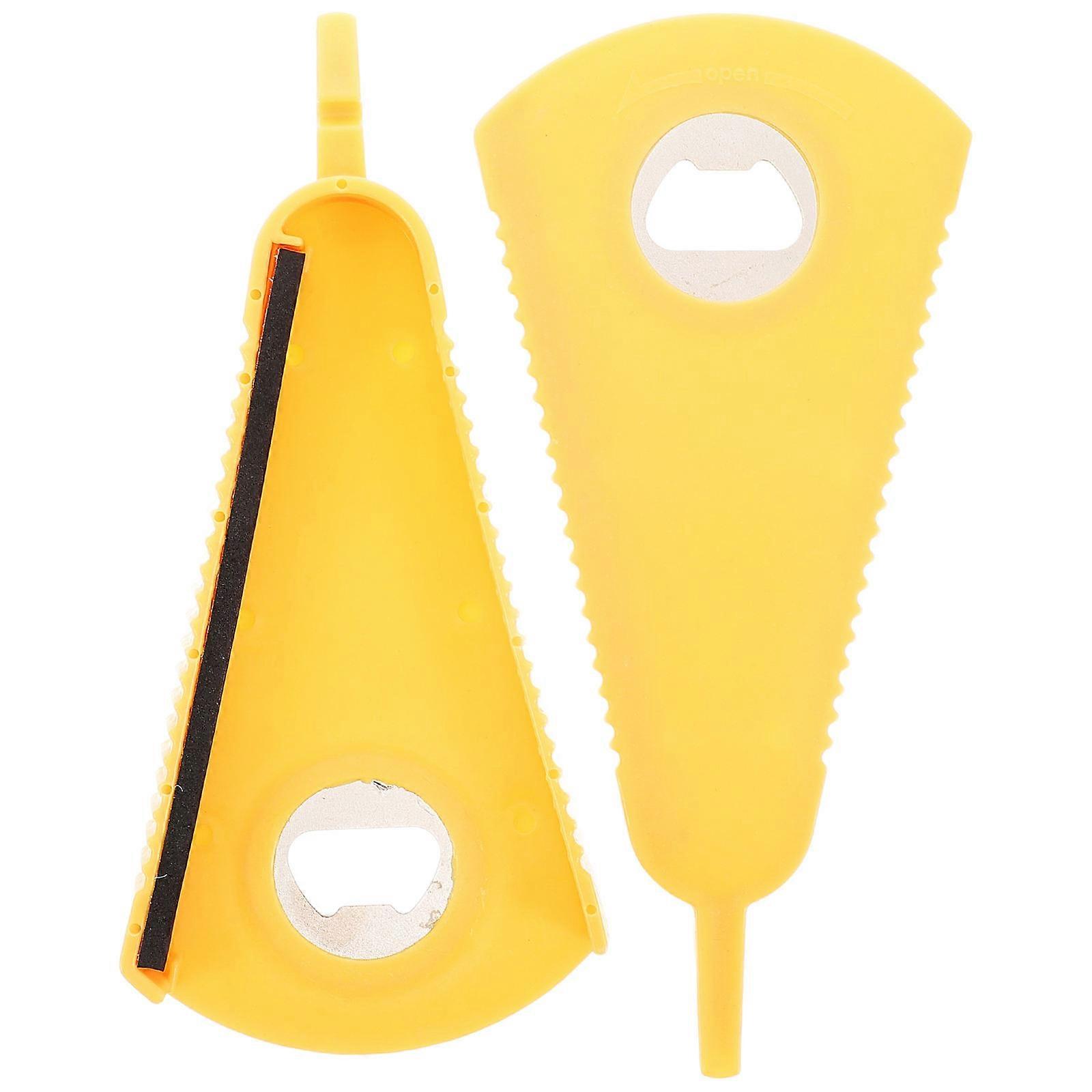 Opener Multifunctional Opening Opening Bottles ABS Material Square Shape Home Use 2Pack