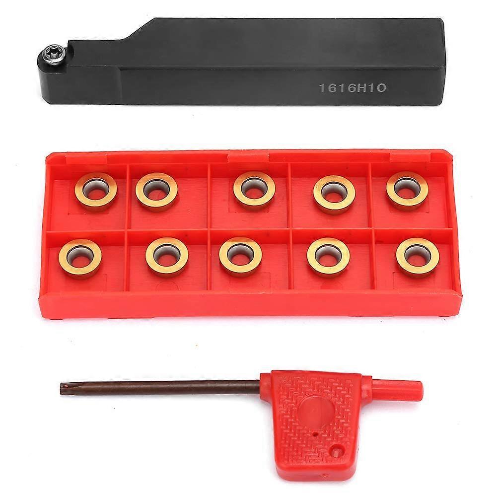 CNC Face Milling External Lathe Blade Holder SRAPR1616H10 1Pc Lathe Turning Tool Holder 10 RPMT10T3MO Inserts Wrench
