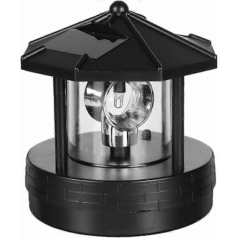 360 Degree Rotating LED Solar Lighthouse, LED Solar Lamp, Waterproof Lighthouse for Garden Yard Decoration