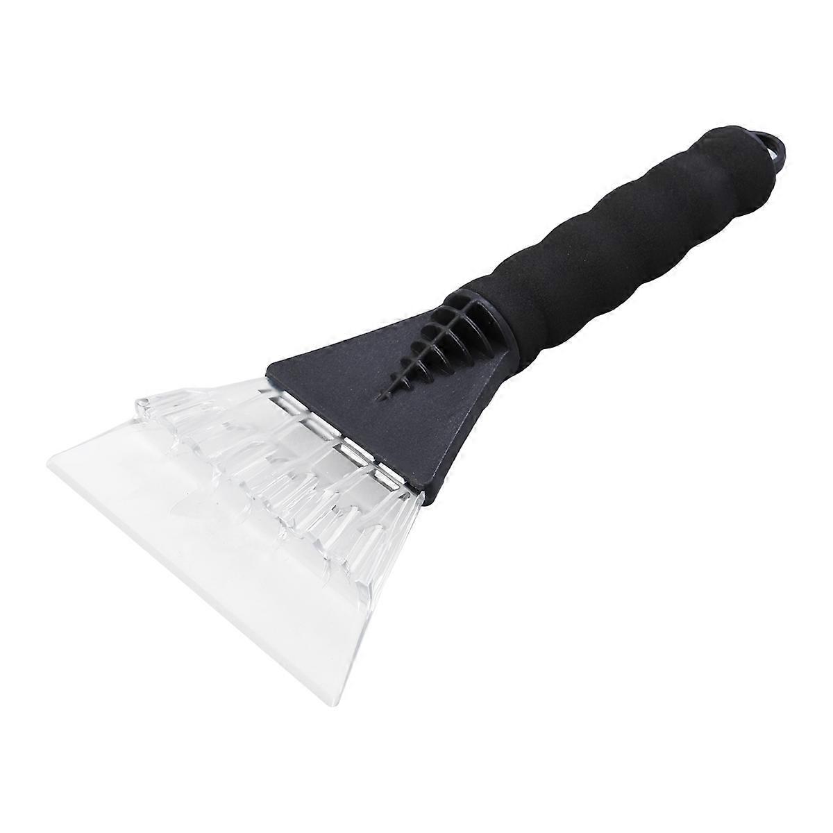 Durable Plastic Snow with Rubber Sleeve for Car Windshield Cleaning Black Practical and