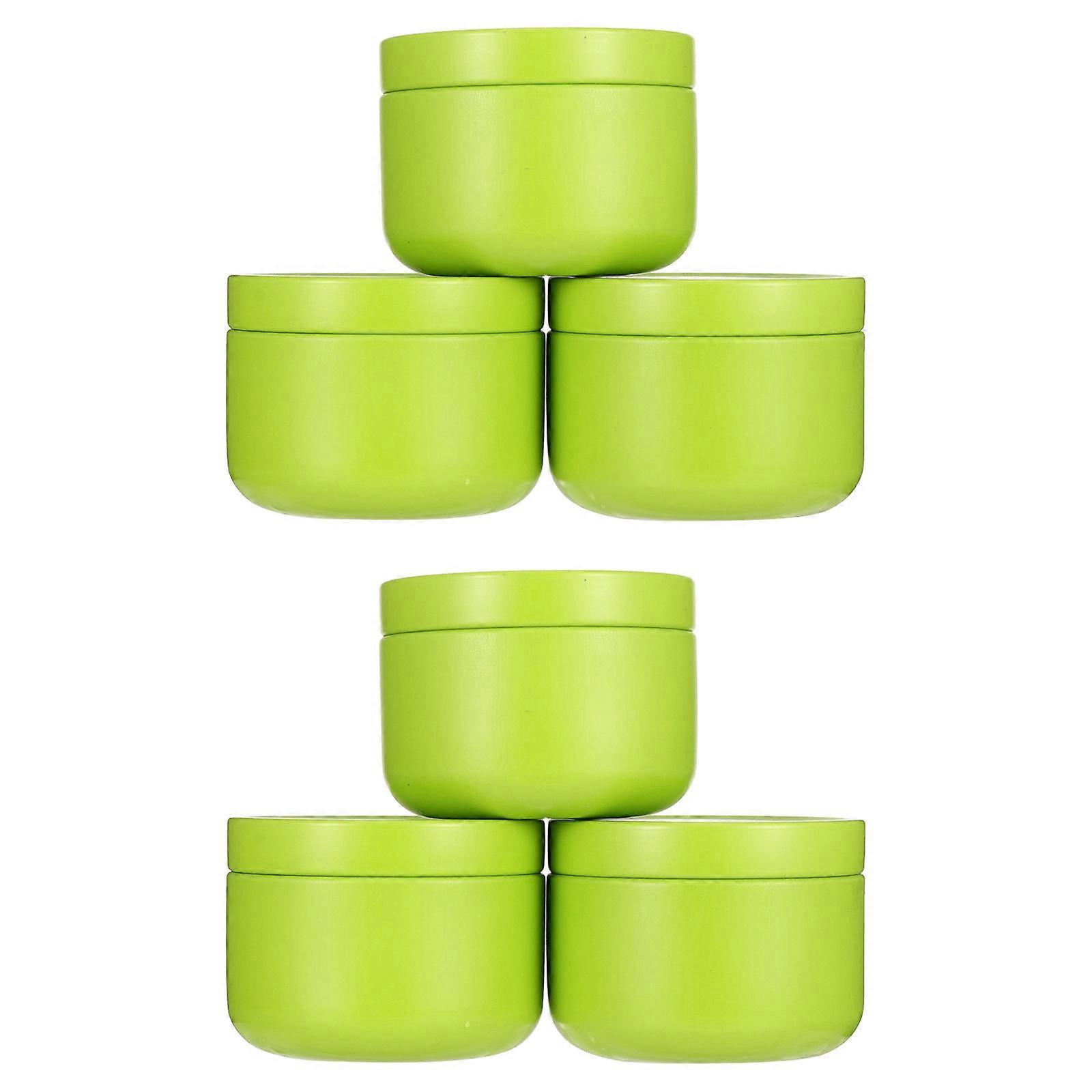 10pcs Round Tinplate Tea Storage Cans Airtight Tea Sealed Jars Lightweight Design