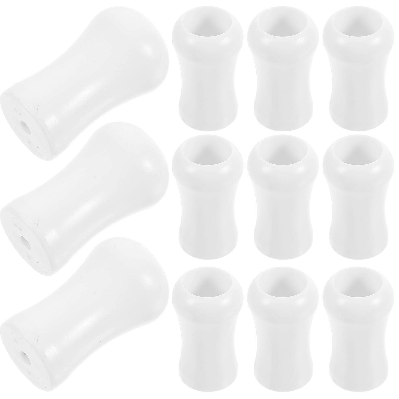 Window Blind Knobs Tassel Shape Hanging Pulls Plastic Decor For Living Room 12Pcs