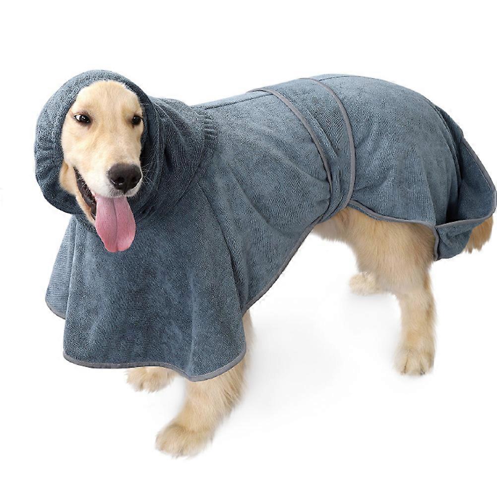 Fast Drying Pet Towel Quick Absorbent Medium And Large Dog Grey 1Pcs