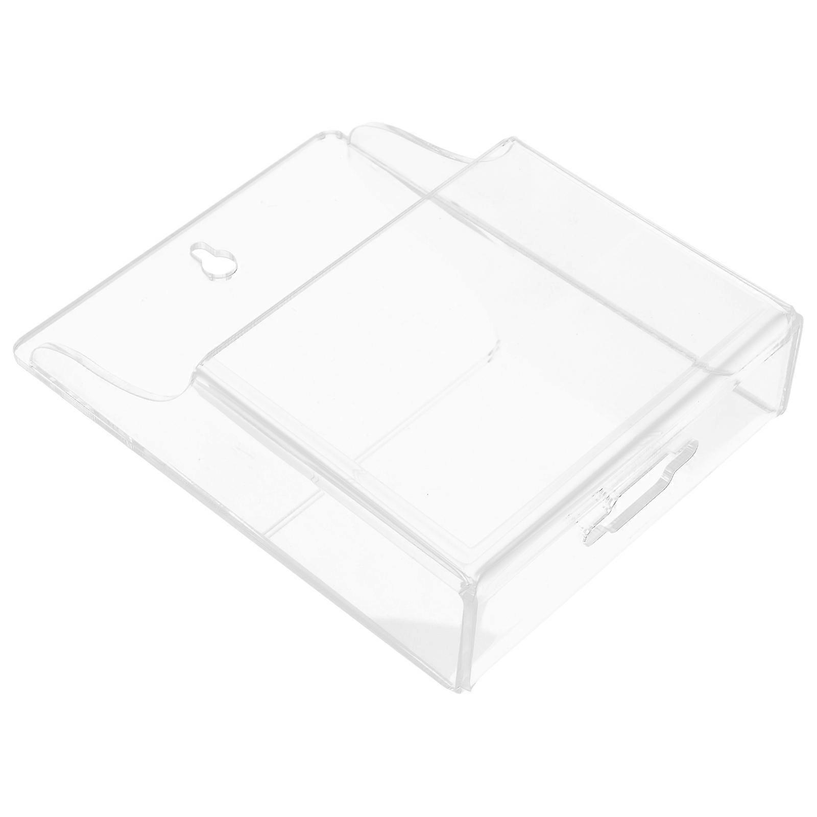 Transparent Acrylic Storage Box for Home Organization Multi-functional Phone Holder