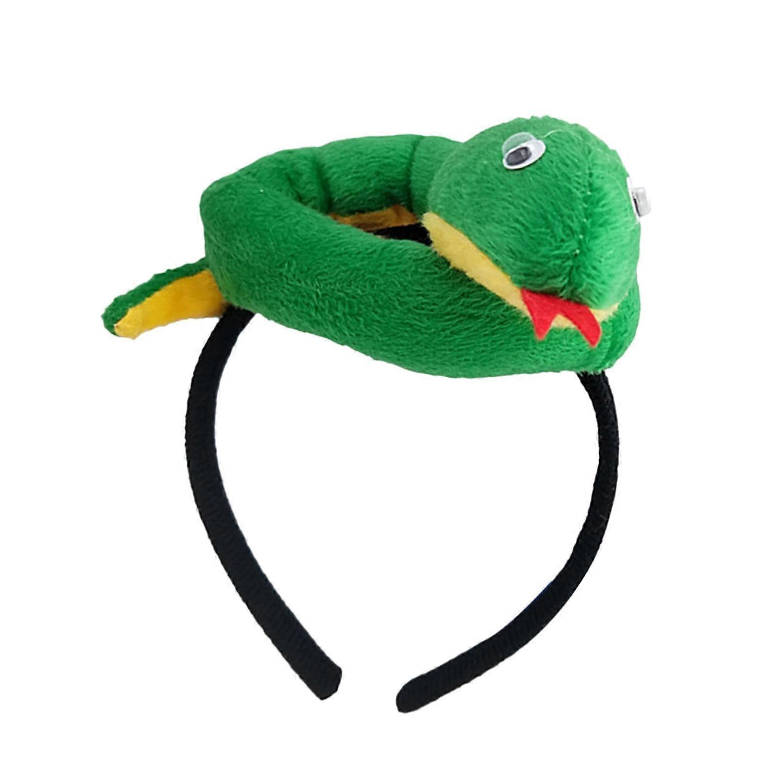 Plush Snake Headband, Snake Headband Fantasy Headband with Plush Snake – Cute Plush Headband, Costume Photo Props for Girls,