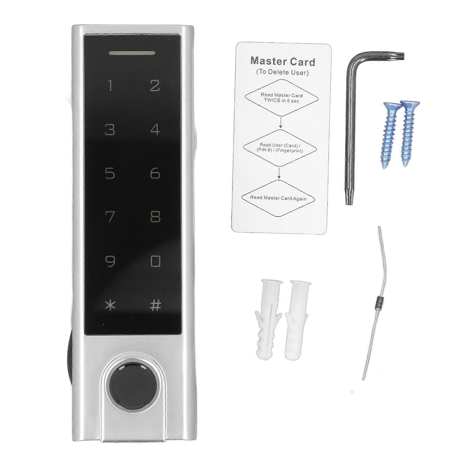 BT Fingerprint Access Controller Waterproof Metal Access Control Keypad for EM Card 125KHz 13.56MHz