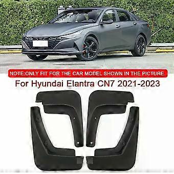 For Hyundai Elantra CN7 2021-2023 Car Styling Car Mud Flaps Splash Guard Mudguards MudFlaps Front Rear Fender Auto Accessories