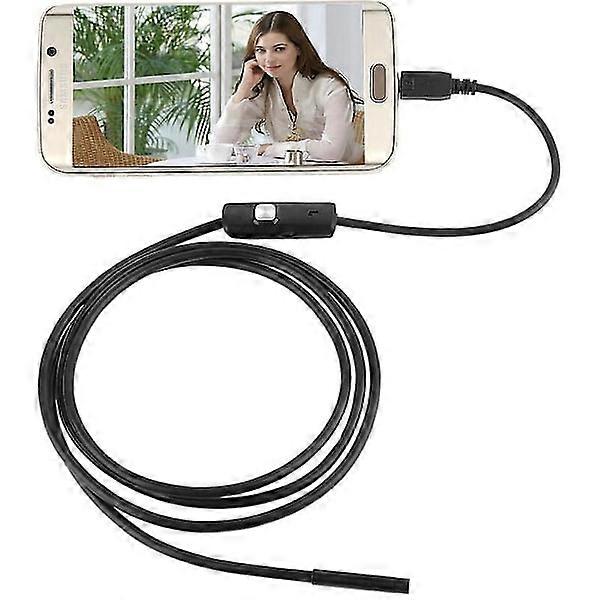 5.5 mm to 2 m flexible USB endoscope, HD camera 2 in 1