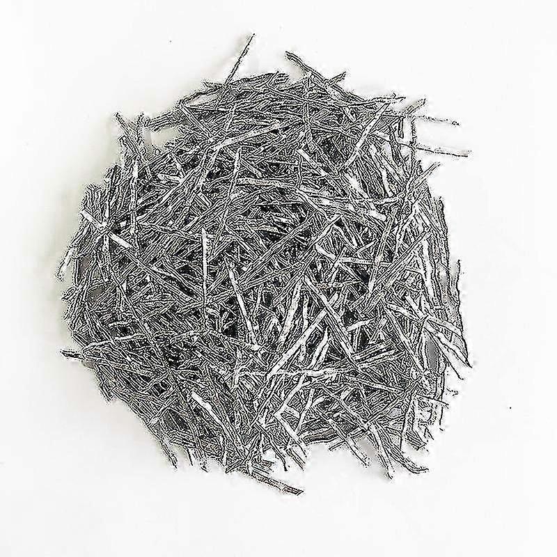 1kg Steel Fiber Additive for Cement Mix - Wave Shape Anti-Cracking Mortar Reinforcement for Concrete & Garden Projects