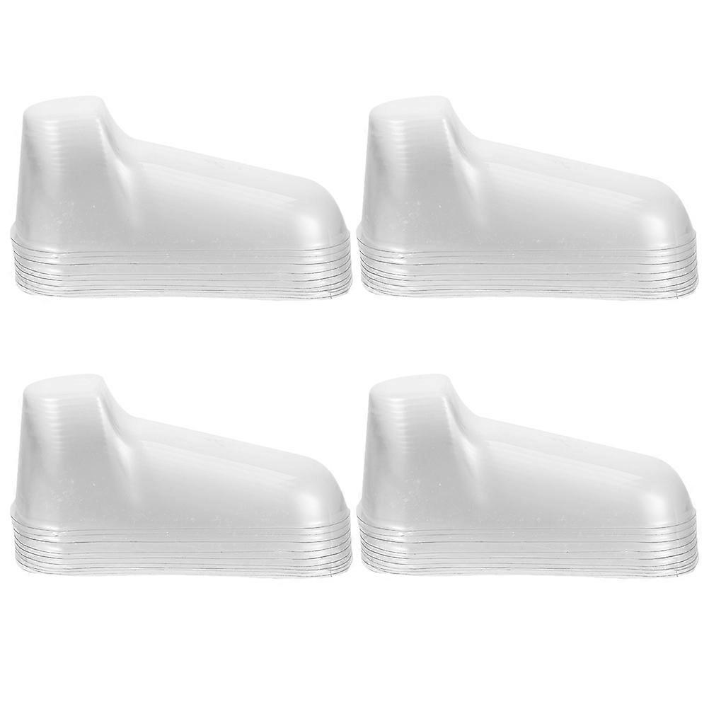 Toddler Shoes Display Stand for Shop Transparent PVC Material Sturdy and Durable 40pcs