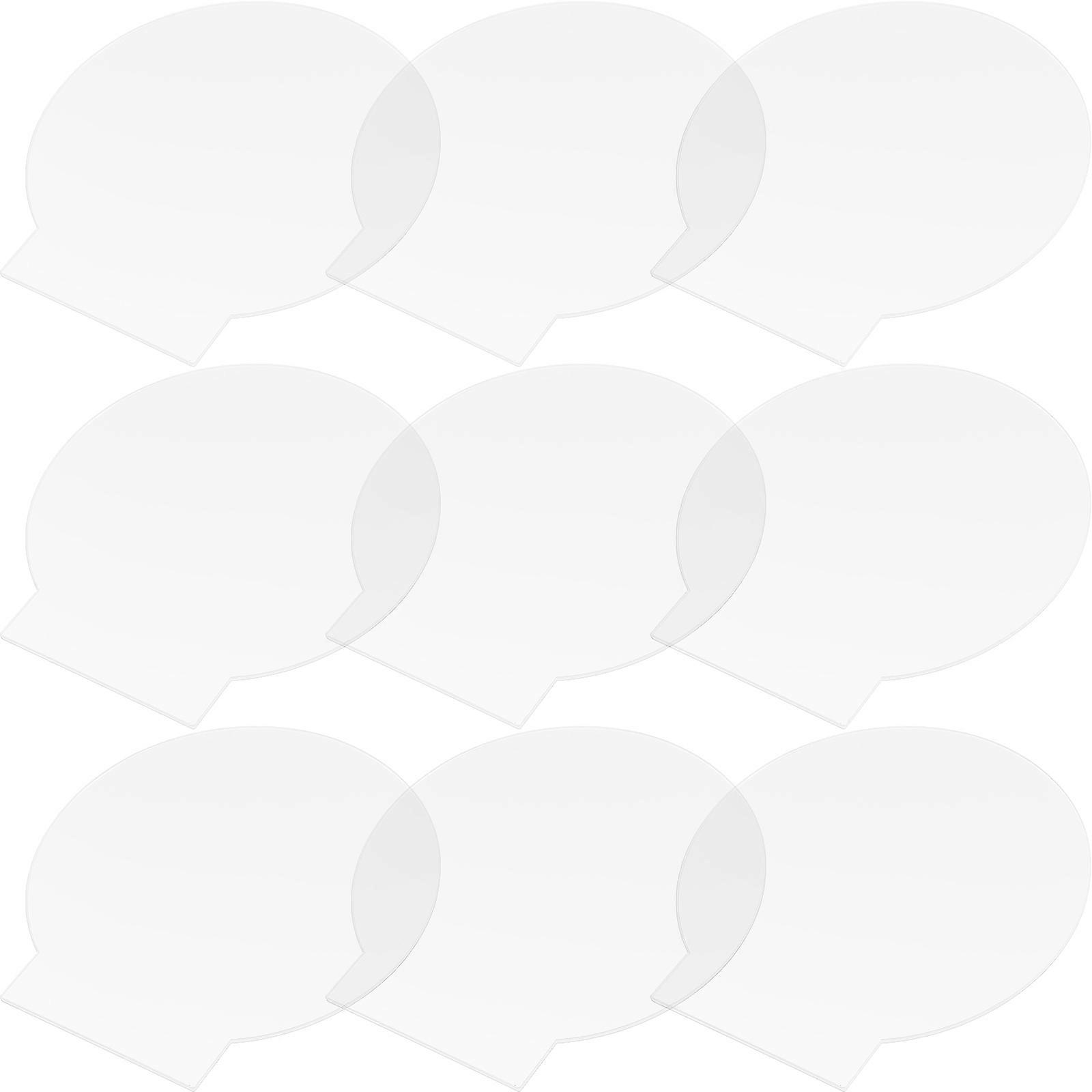 Transparent Acrylic Sheet for and Home Decor 2 mm Thick Durable Plastic Round Panel for DIY Crafts