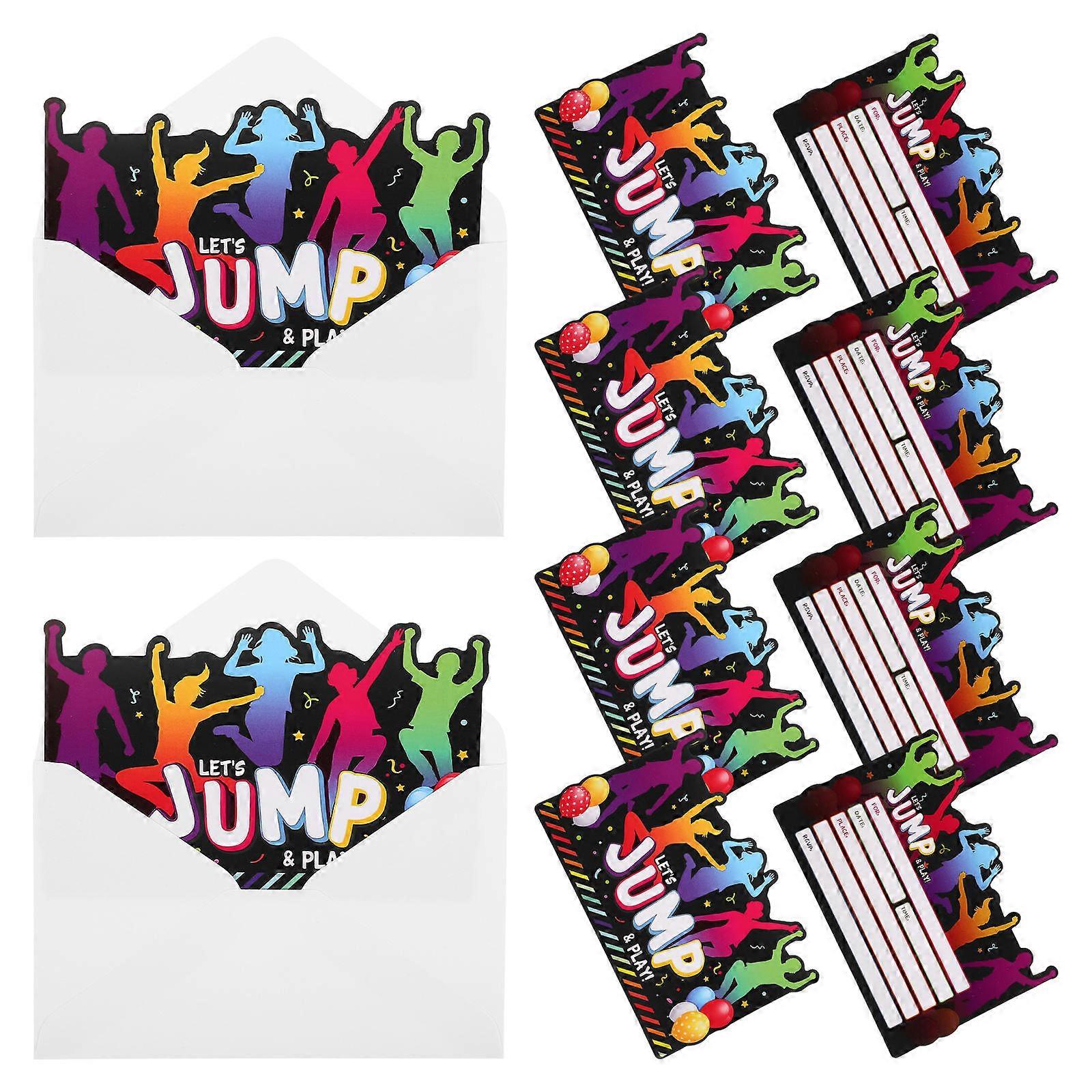 a refined and engaging product description for your **12 Sets Jump Theme Party Invitations**:
π **12 Sets Jump Theme Party Invitations** π