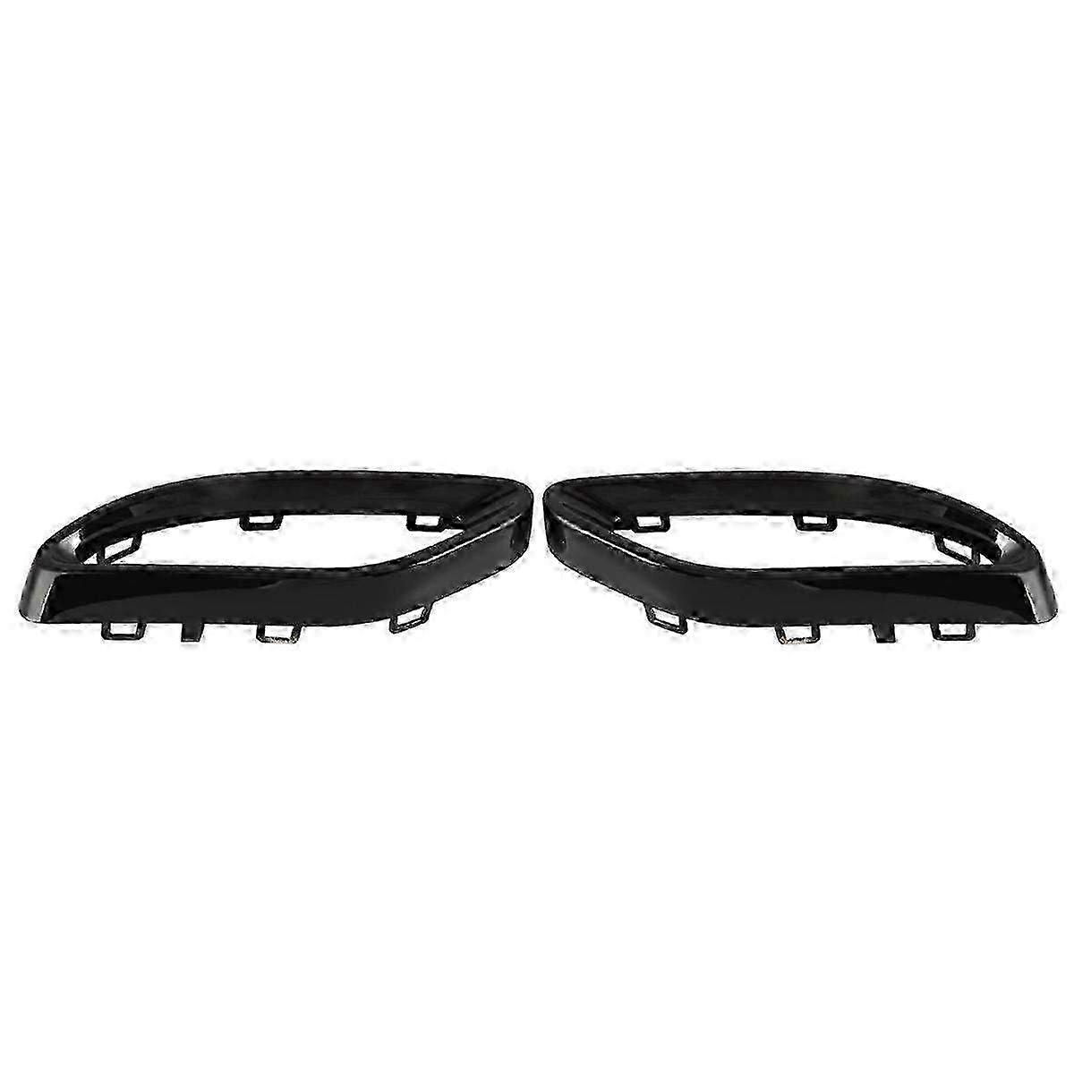 Black Tail Decoration Frame for Car - Tail Throat Trim Compatible with C-Class W205 Models (2013-2019) - Stylish Upgrade