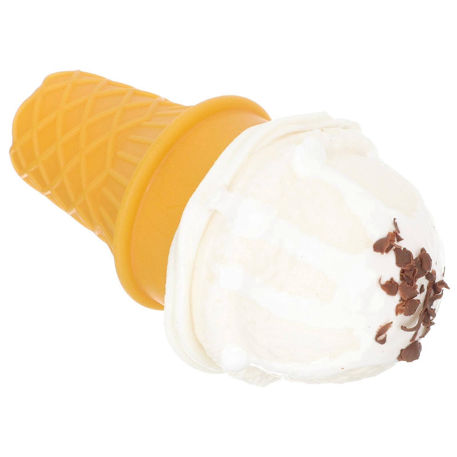 Artificial Ice Cream Toy Fake Ice Cream For Photo Shoots PVC Material 11.00X6.20X6.20CM Size 1Pack