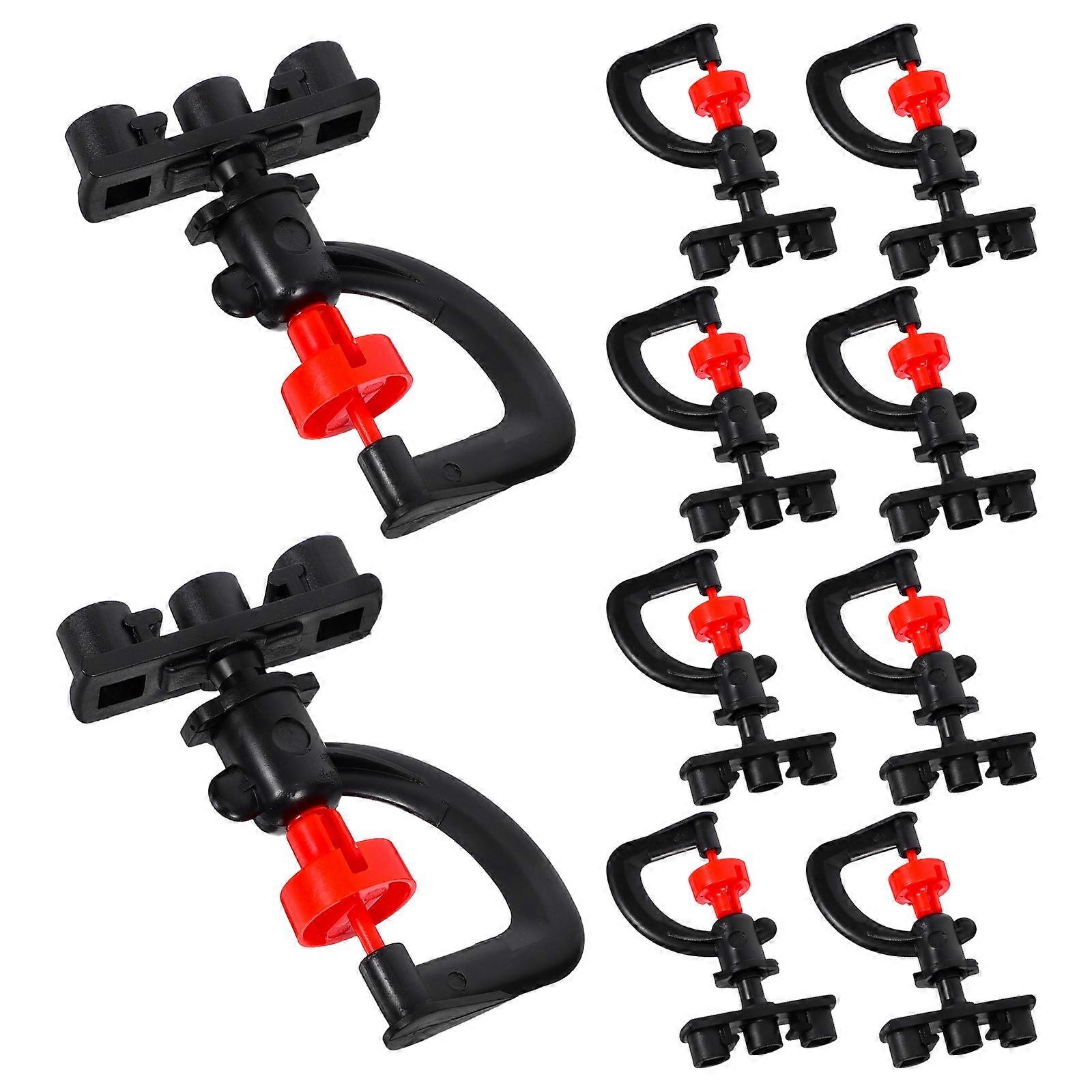 G Type Suspension Nozzle for Garden with 360 Degree Rotating Design Portable and Durable Plastic Black