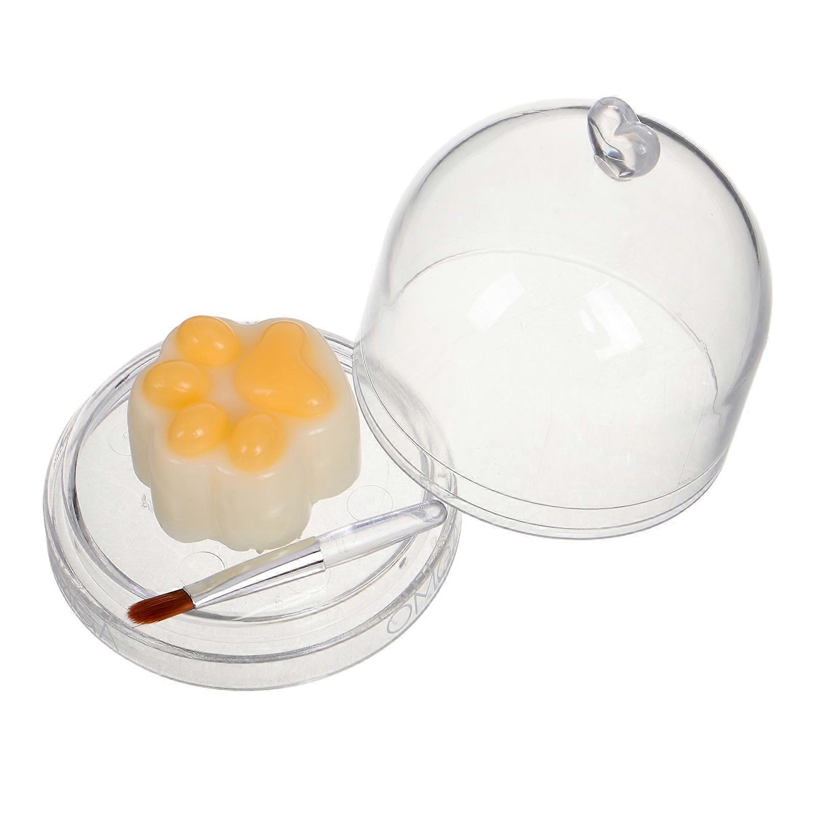 Cat Paw Shape Color Changing Lip Balm Moisturizing Lipstick for Women Multi 0.15oz