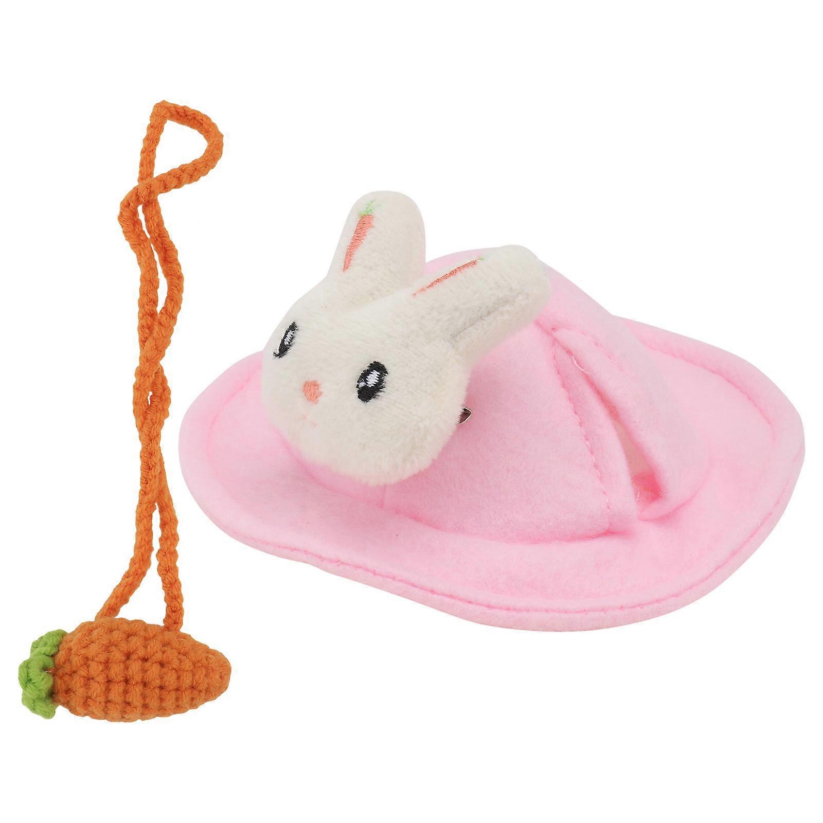 Cute Style Rabbit Clothes Ornament For Assorted Color Mini Backpack Small Accessory 3Pcs