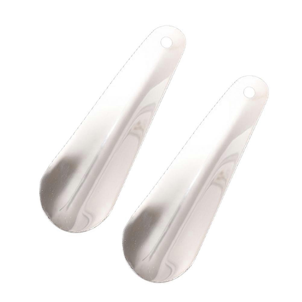 Stainless Steel Shoehorns Shoe Lifter Tools for Easy Shoe Wearing, Durable Practical Design for Home Use, Ideal for Seniors and Elderly