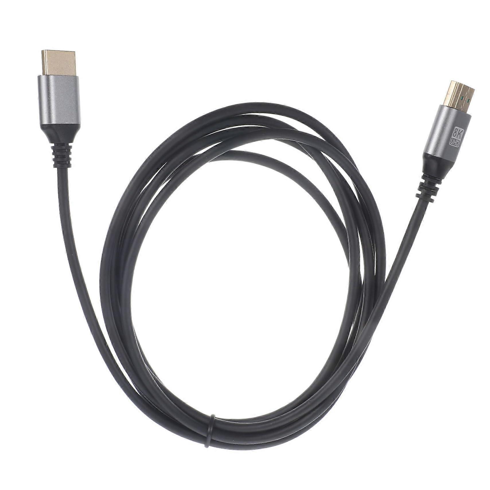 2m Video Cable Male to Male Ultra Connection Cable for Monitor Computer and Laptop Stable Core for Crystal Clear Image Transmission