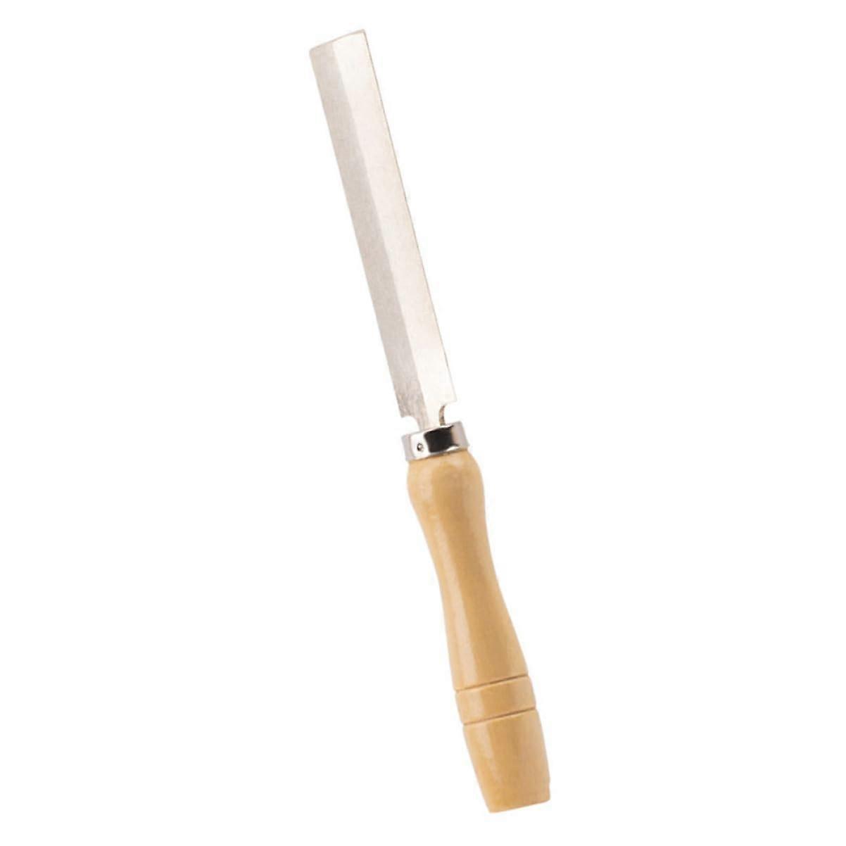 Diamond Wood File Rasp for Woodworkers, Durable Deburring Tool with Wood Handle, Practical Sanding Files for Precision Woodwork