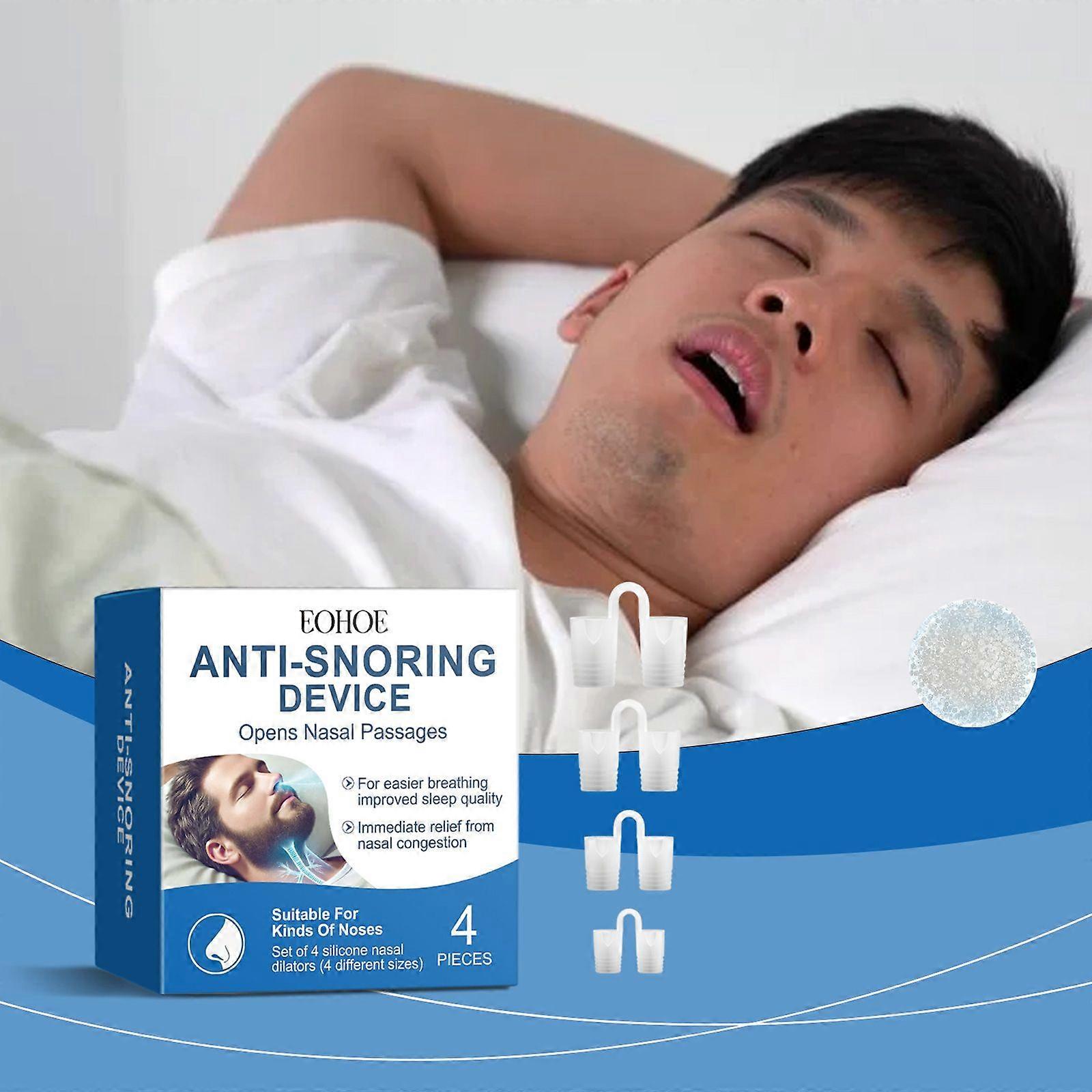 Anti-Snoring Device - Soft Silicone Nasal Inserts for Better Sleep & Reduced Snoring