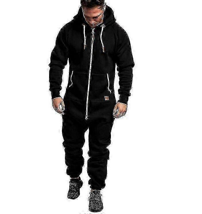 Herren Kapuzen-Jumpsuits Trainingsanzug