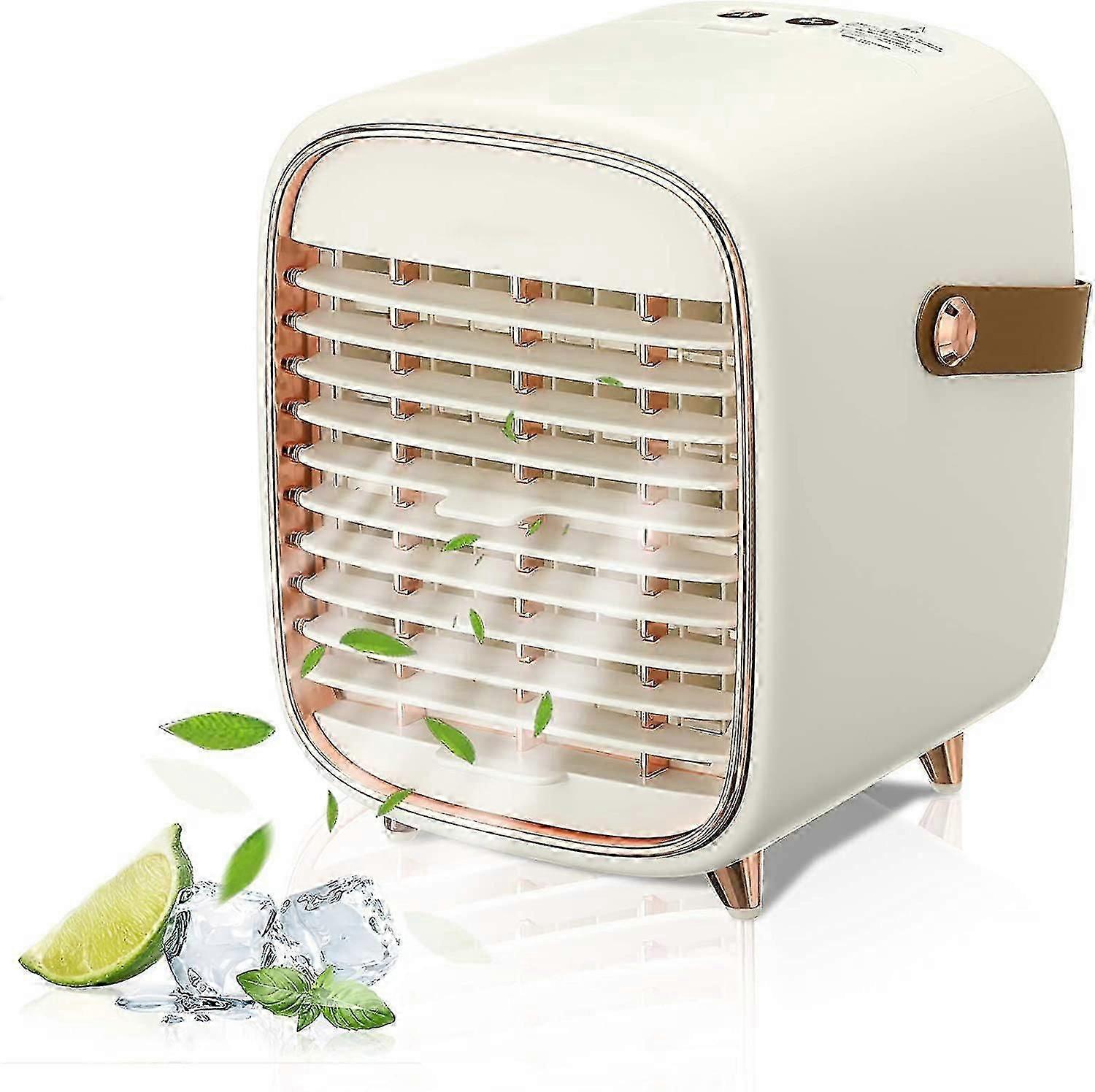 3 speed portable air cooler with spray timing feature