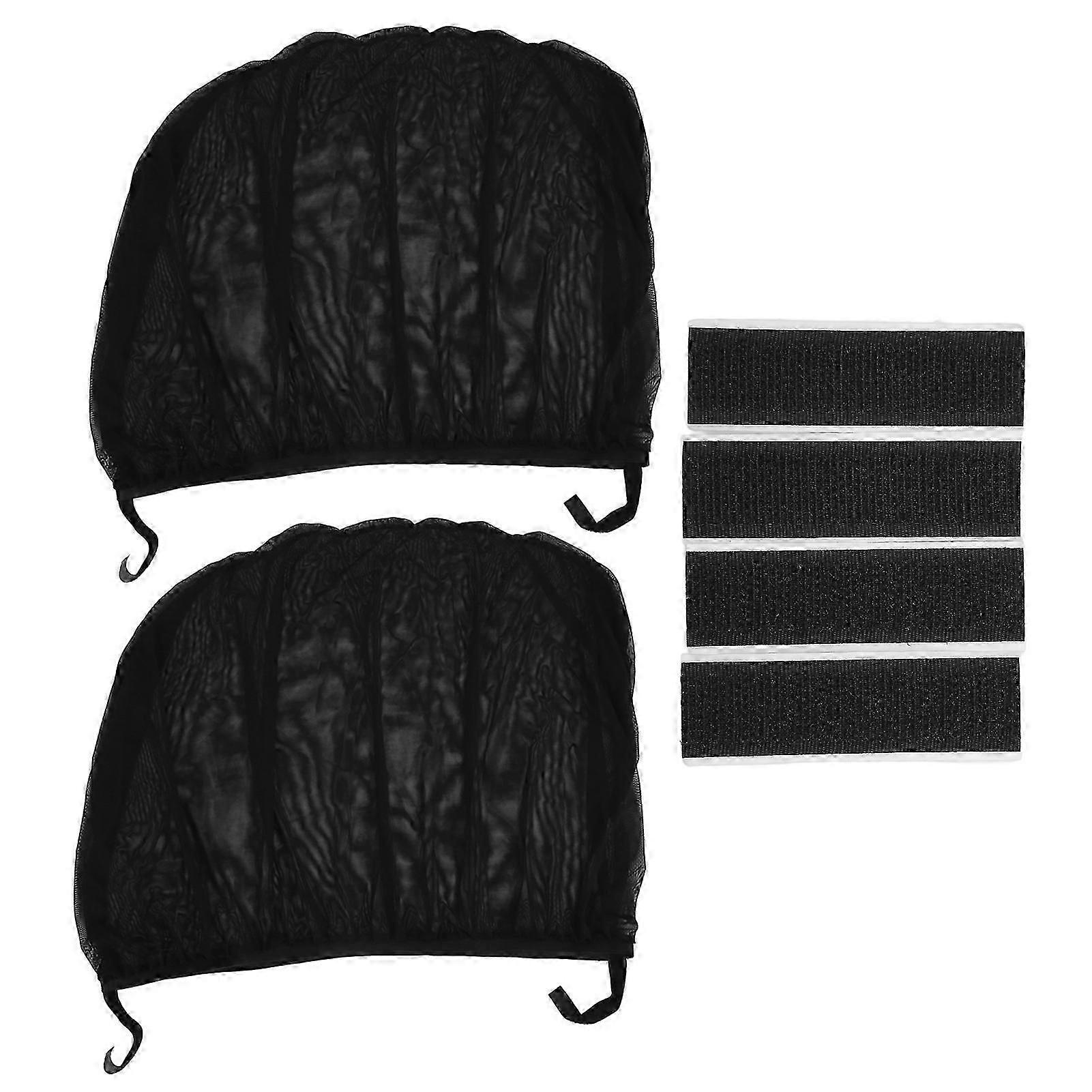 Car Rear Window Shade Cover Breathable Mesh UV Protection Mosquito Bugs Net Privacy Curtain for Baby Kids Pets