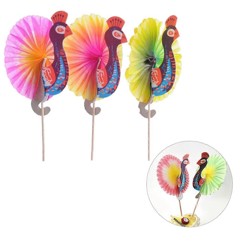 Colorful Cupcake Toppers 25Pcs Smooth Sticks Decoration For Clubs And Various Party Supplies Events