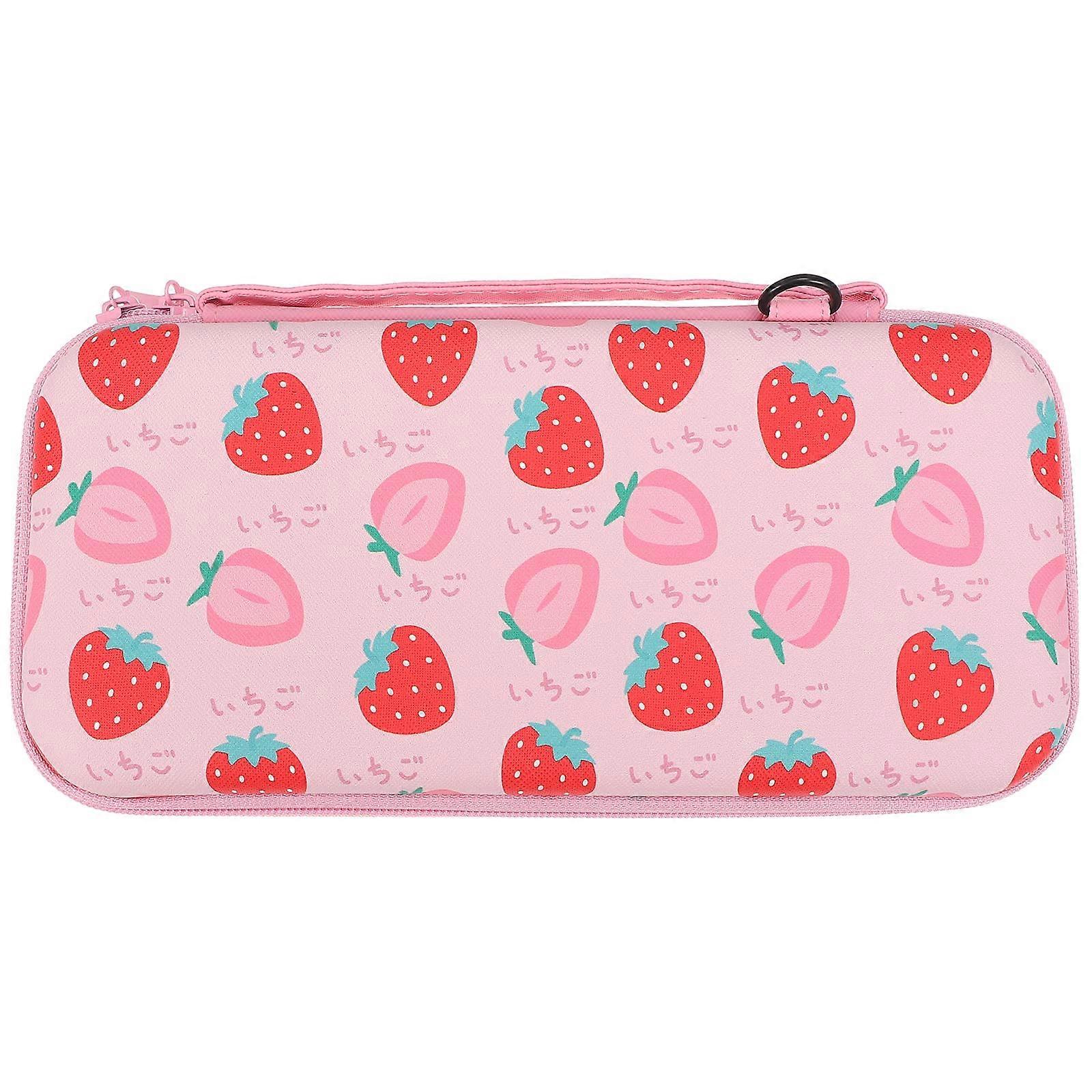 Slim Red Game Console Storage Bag 1 Set Portable Cross- For Gamers Ideal For Travel And Gaming