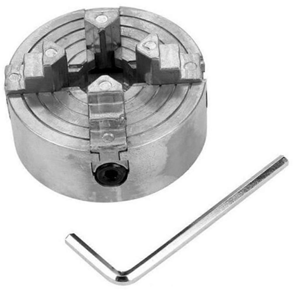 High Precision Four-Jaw Chuck Clamp Metal Lathe Clamping Tool 1Pcs