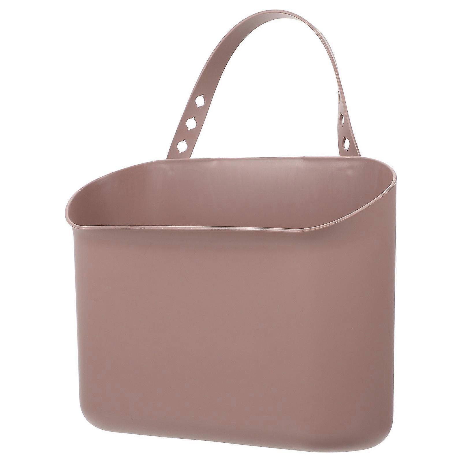 Car Rear Hanging Trash Can Storage Box Made of Durable PP Material for Car Use
