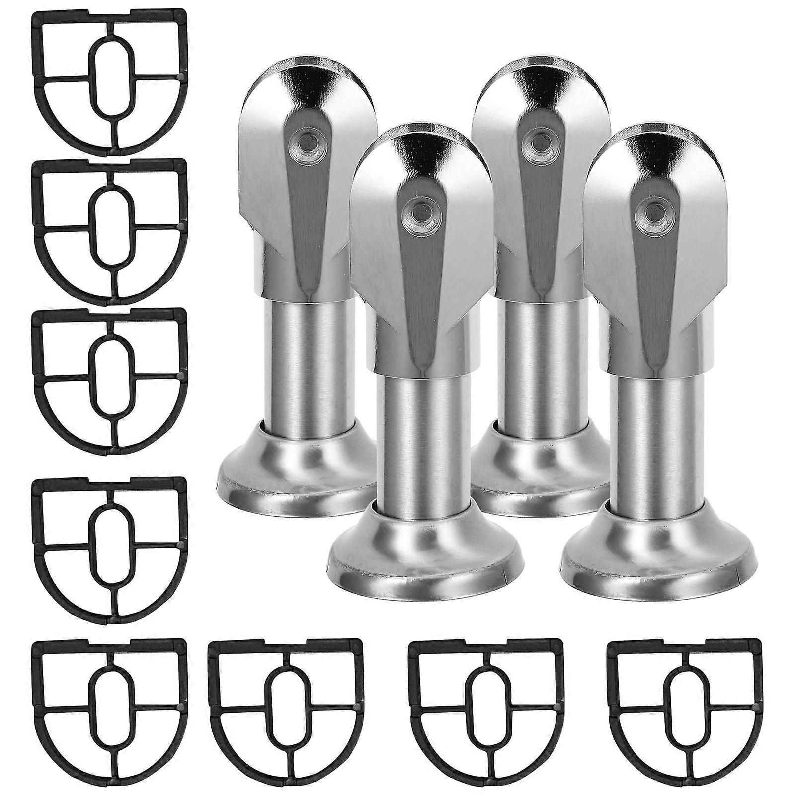 Stainless Steel Toilet Partition Support Brackets Durable, Compact Design, Easy Installation for Public Restrooms