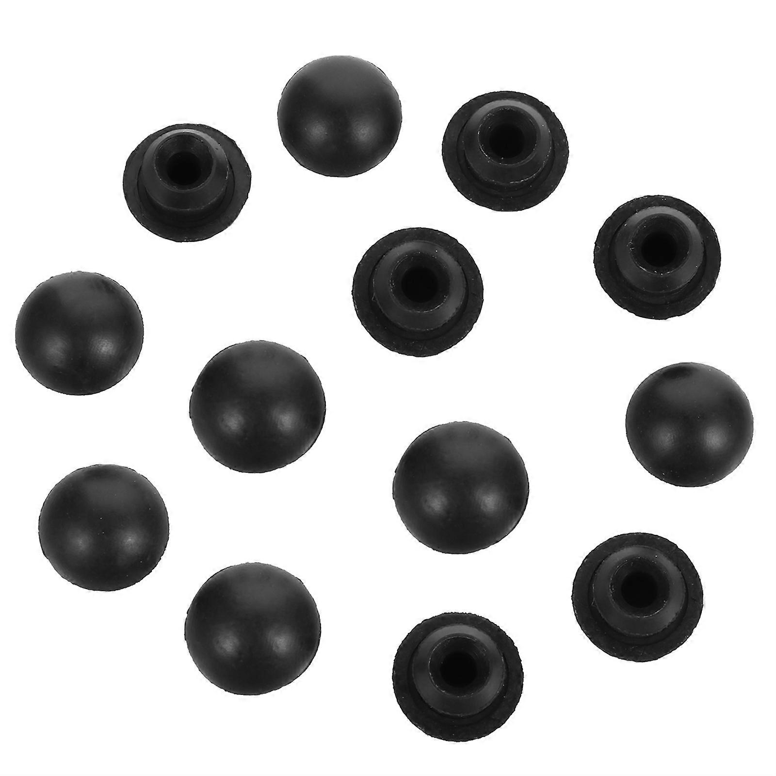 20 Pcs Rubber Floor Jack Plugs for Machine Black Color Easy to Use and Install