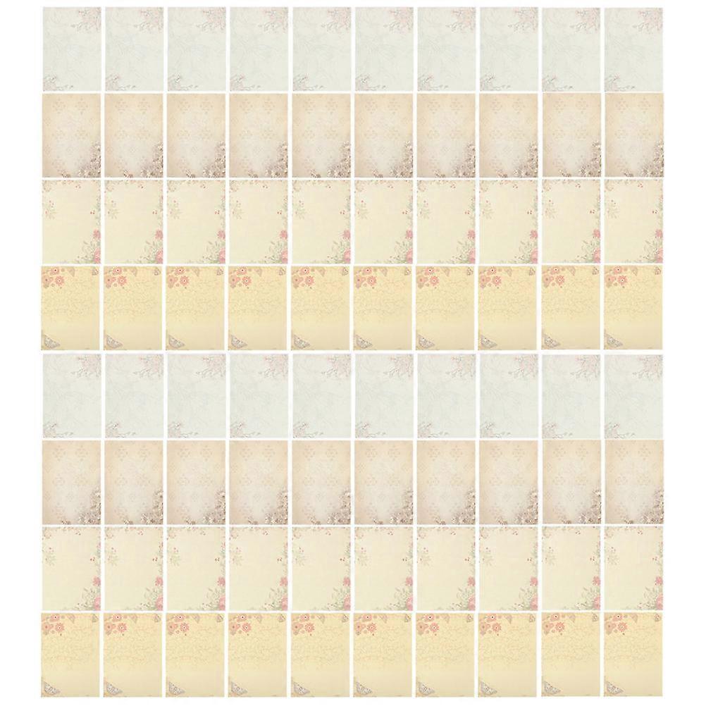 80 Sheets Elegant Letter Papers for Home Use Smooth Writing Experience Assorted Color