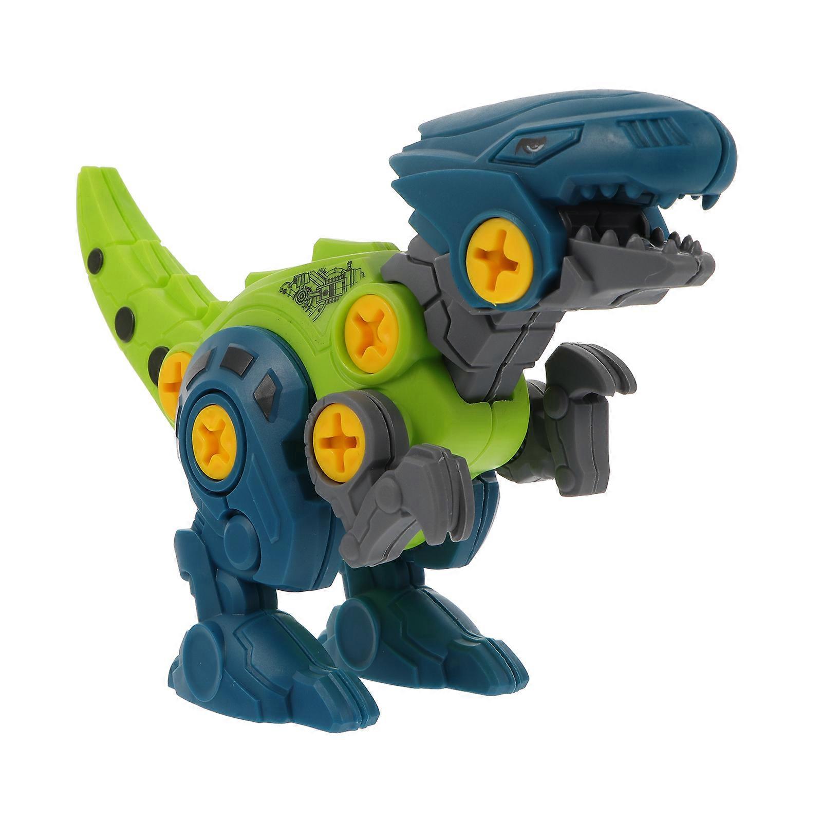 Creative Plastic Dinosaur Toy Assembly Kit For Children Perfect For Engaging Learning Activities 1 Set