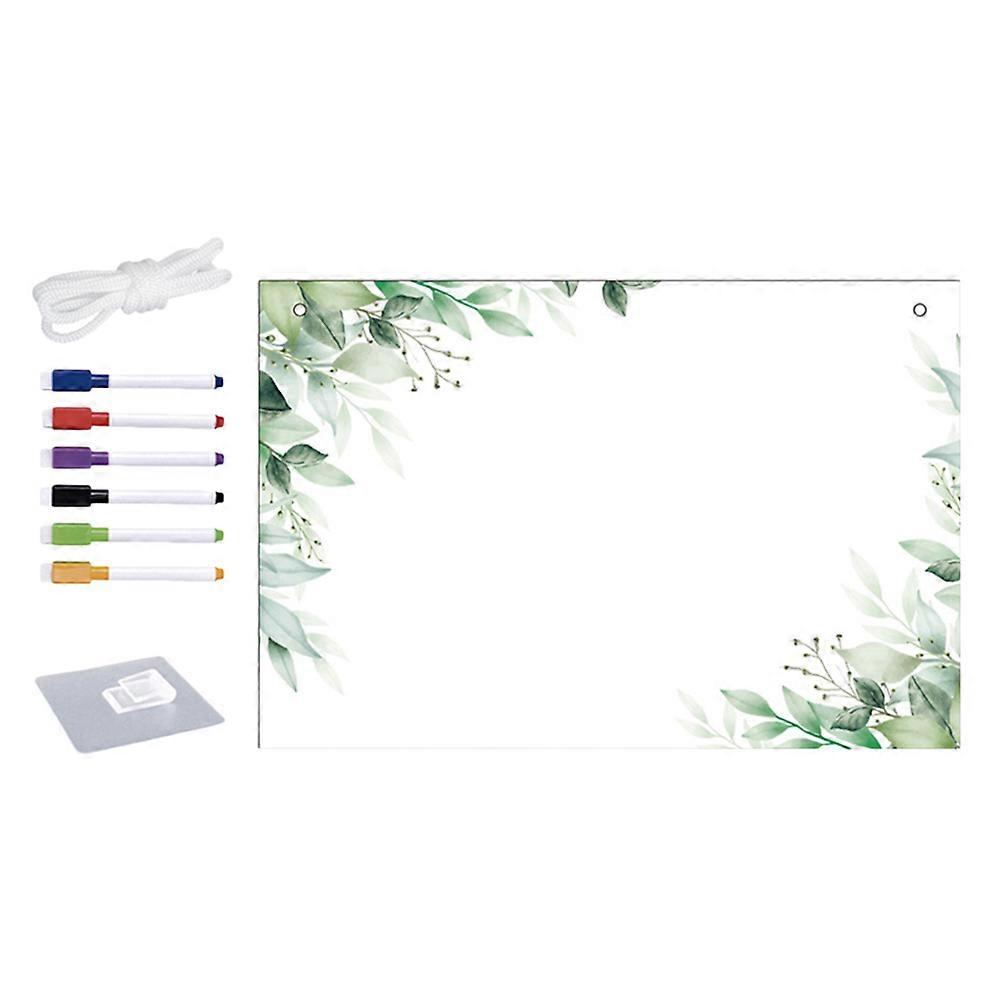 Small White Board Dry Erase For Home Office And School Task Management Schedule Planning Transparent 1Set