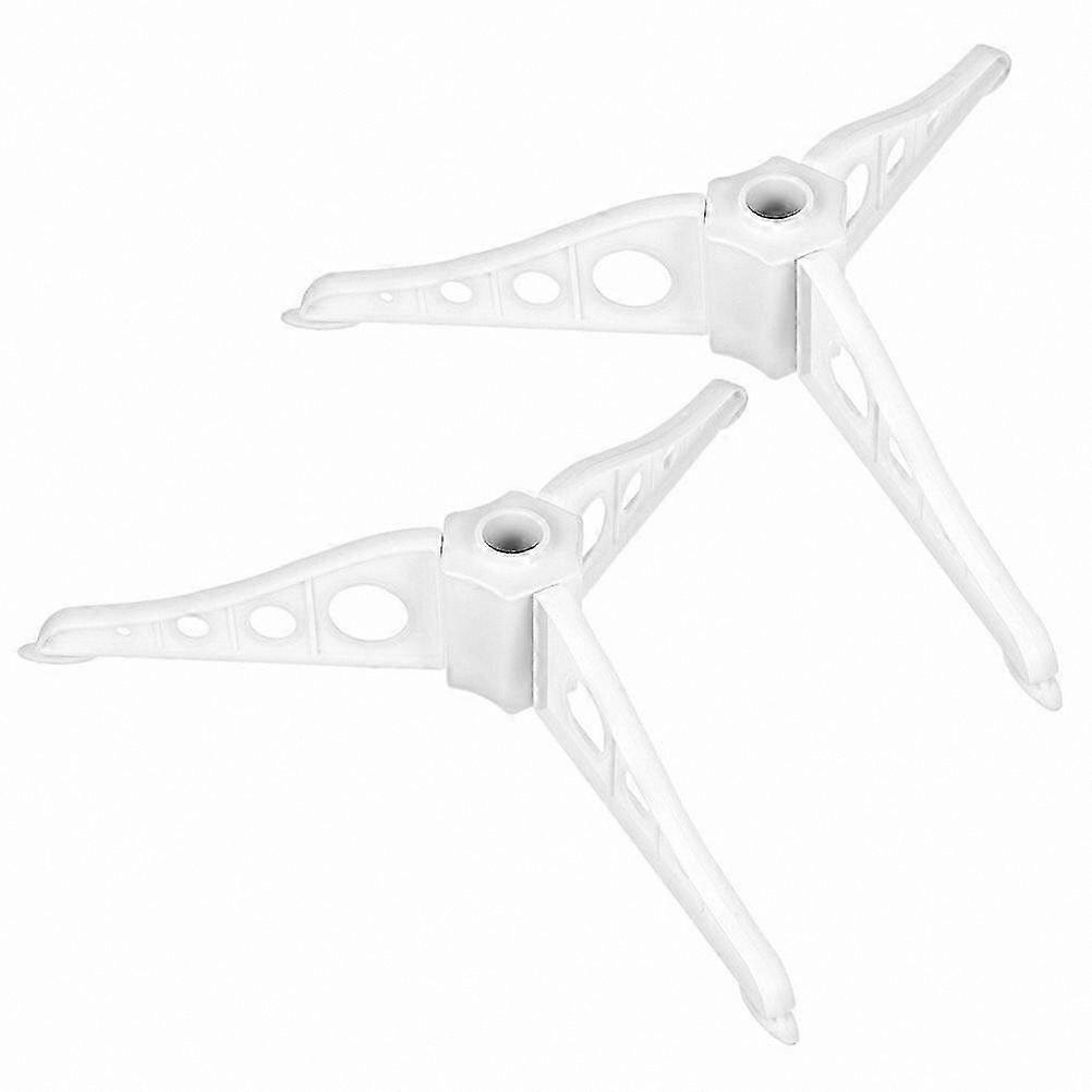 2-Pack Artificial Christmas Tree Stand Base with Pole Support for Holiday Decor
