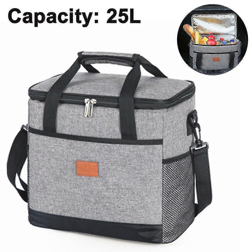大人の男性女性のための1 PCsランチバッグ15l / 25l断熱弁当箱ソフトクーラークーリングトート