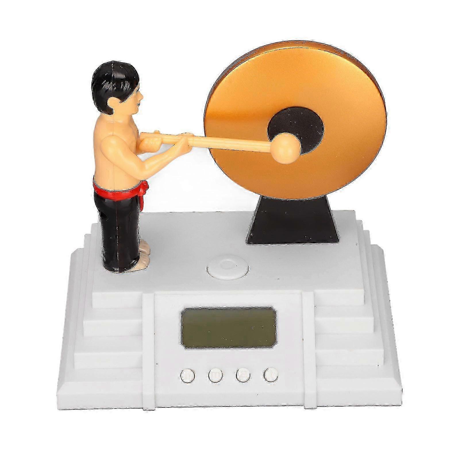 2025 Digital Alarm Clock - Perfect for Heavy Sleepers, with Gong Stick and Screen Backlight