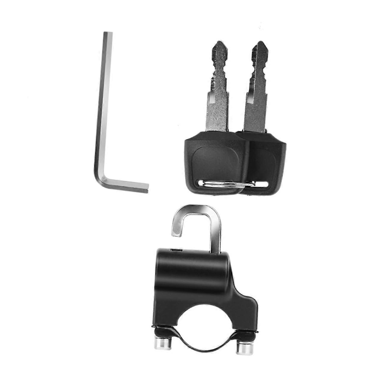 Premium Helmschloss For Bicycles - Theft Protection Accessory With Rust-Proof Lock Cylinder And Temperature-Resistant