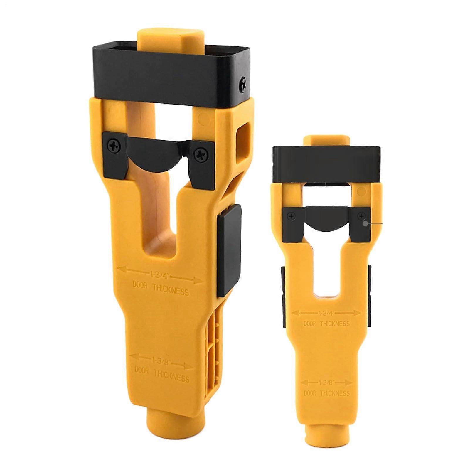 Door Latch Hole Saw Kit - Fork Tool For Latch Installation, Ergonomic Multifunction Tool For Adults, Pros & Beginners