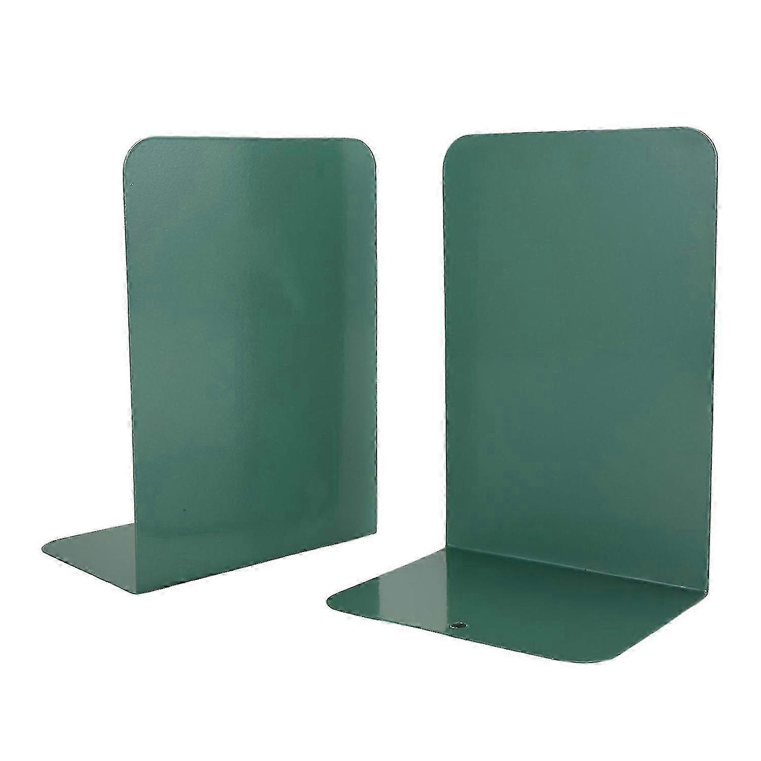 2Pcs Book Stand Metal Book Ends L-shaped Stable Support Non-slip Space-saving Easy To Clean Book Sta