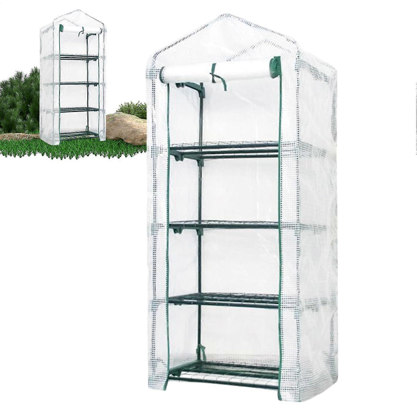 Gewächshaus Ersatzabdeckung PVC - Wasserdicht Weiße Gewächshausabdeckung für Garten, Universelle Passform, Weather Resistant
