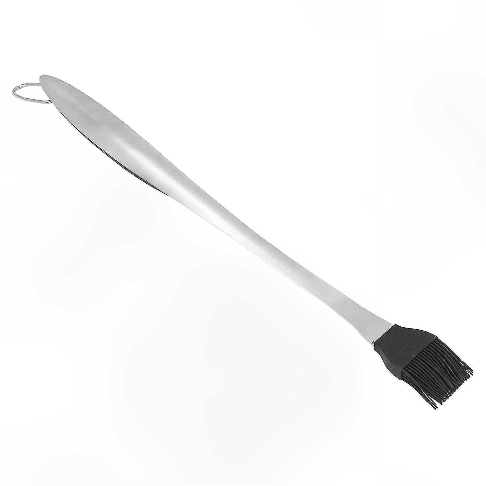 Stainless Steel Basting Brush with Long Handle for BBQ, Pastry, and Sauce Application