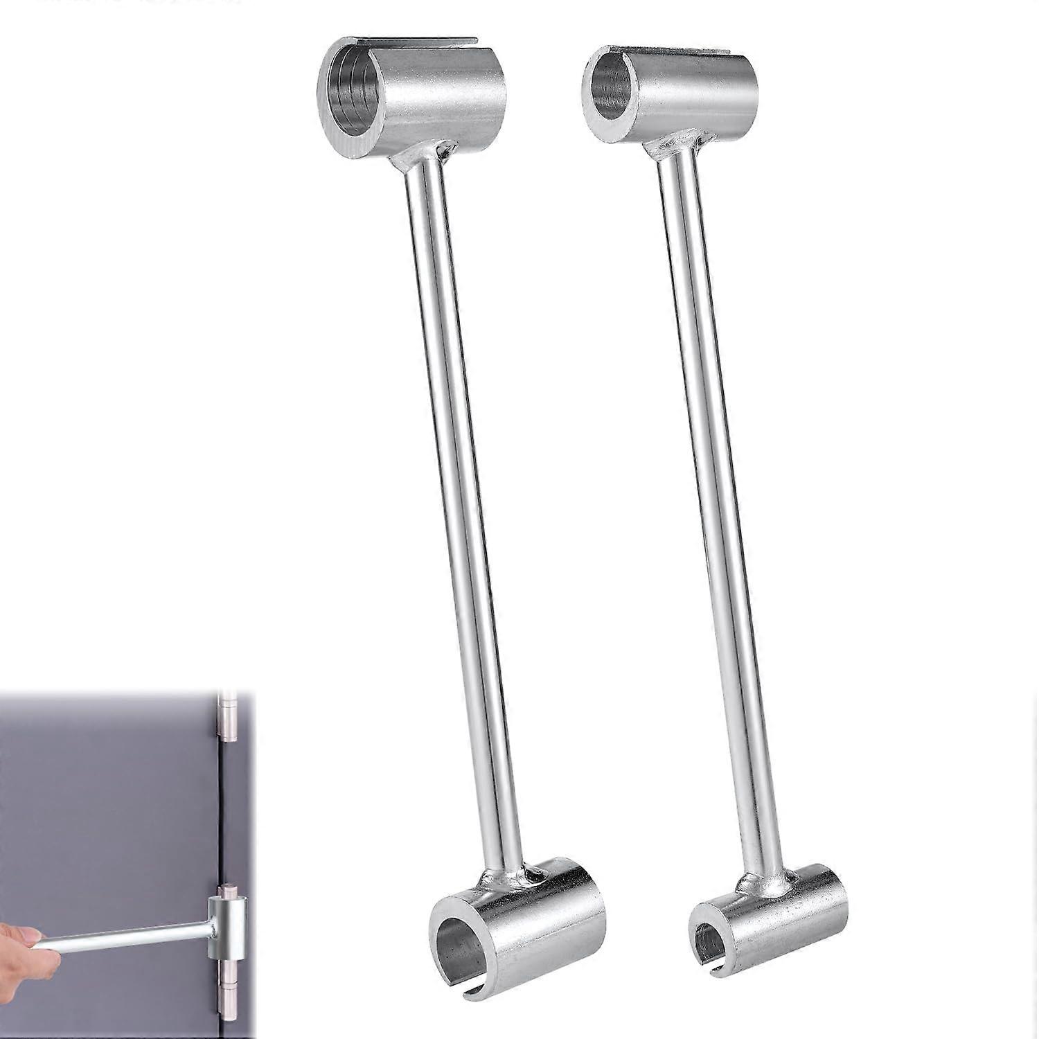 Hinge Gap Adjustment Key, Hinge Gap Adjustment Wrench 819 mm Door Hinge Adjustment Tool 1925 mm Door Hinge Tool for Round Bolts Flag Hinge Pack of 2