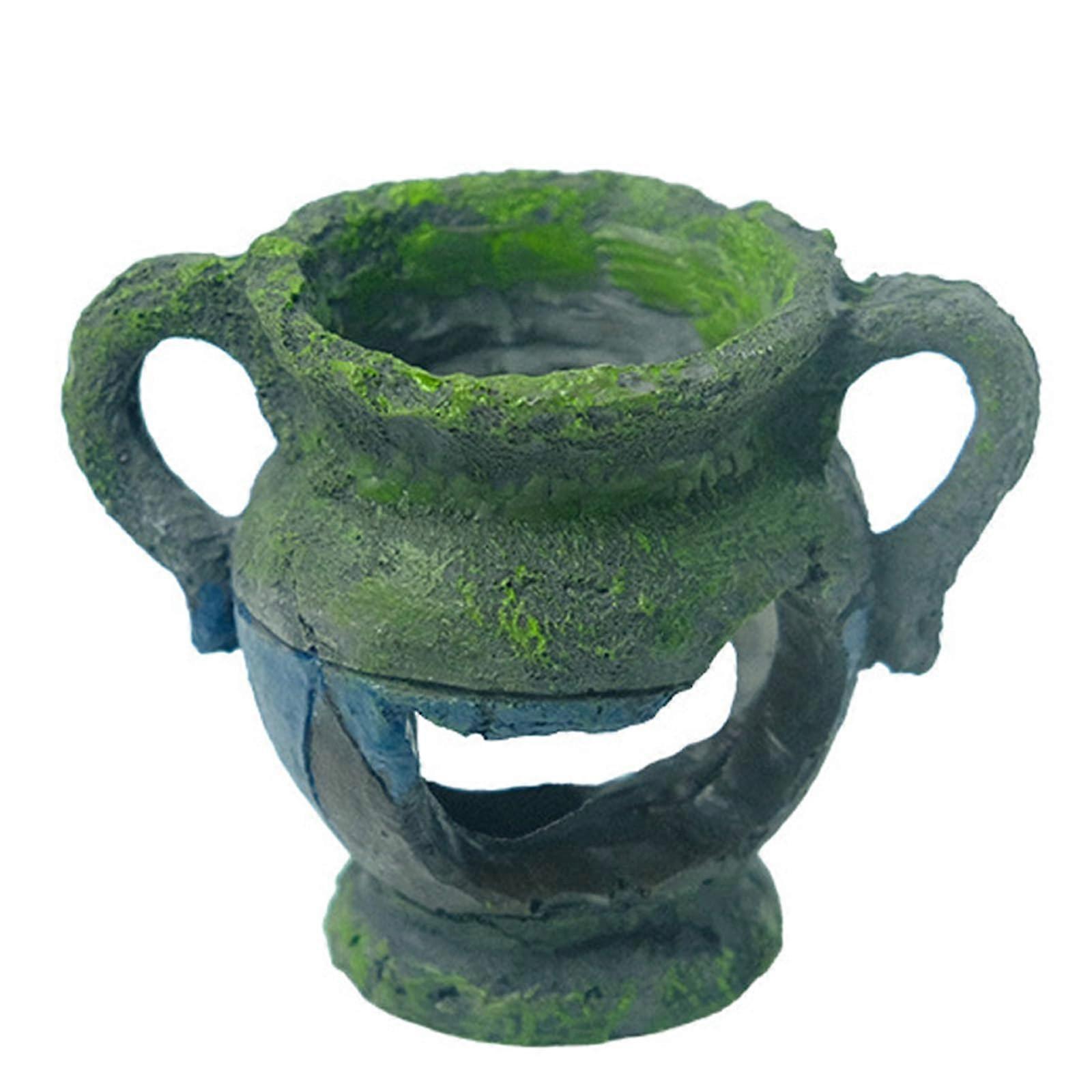 Fish Tanks Artificial Old Crock Simulation Landscape Large Figurine FishTank Landscaping Fish Tanks Type D